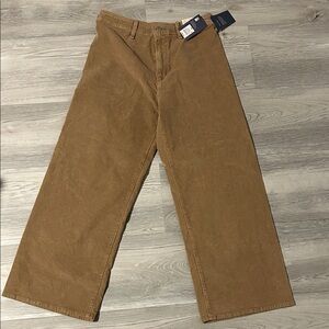NWT High Rise Sailor Wide Leg Stretch Corduroy Pants